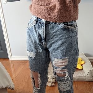 Blue Aeropostale boyfriend jeans